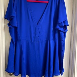 Torrid Royal Blue Blouse